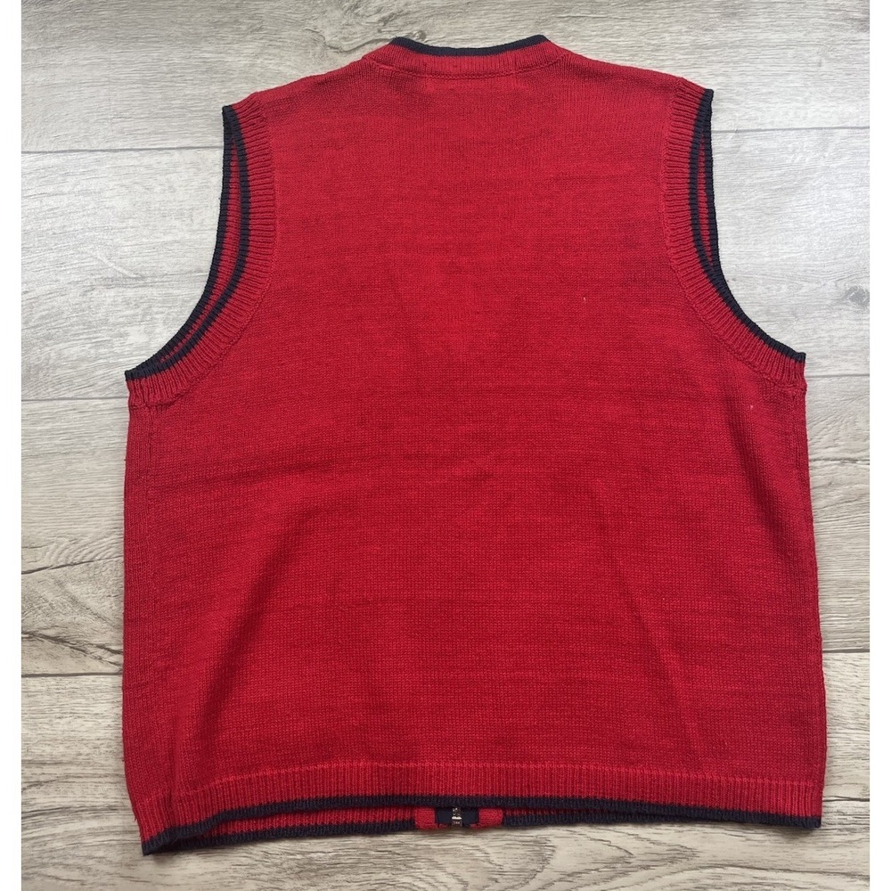 Vintage Karen Scott Sweater Vest Women Small Teacher School Art to Wear Novelty - Picture 9 of 10